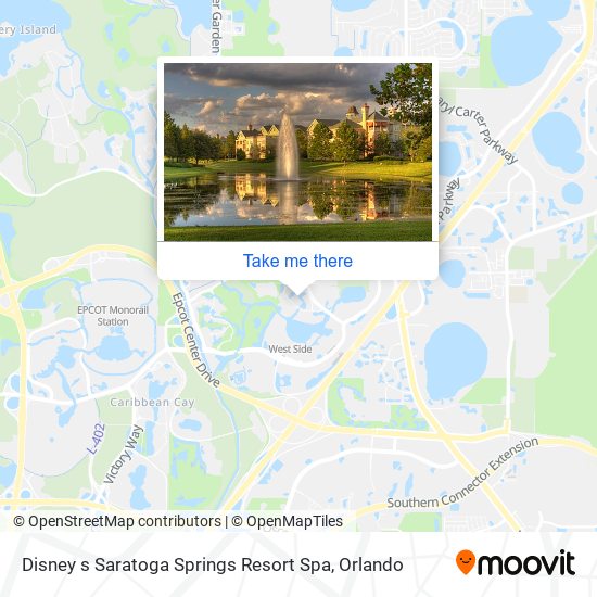 Disney s Saratoga Springs Resort Spa map