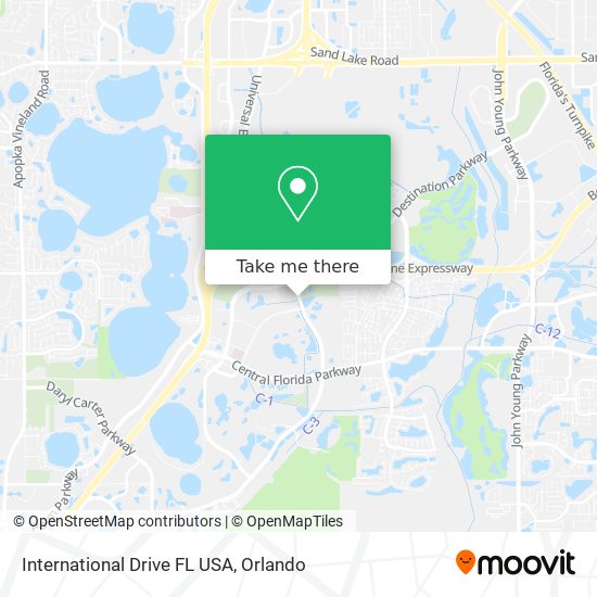 Mapa de International Drive FL USA
