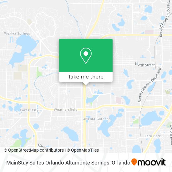 MainStay Suites Orlando Altamonte Springs map
