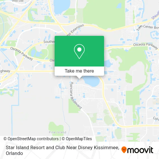 Map Of Kissimmee And Disney How To Get To Star Island Resort And Club Near Disney Kissimmee In Orlando  By Bus Or Train?