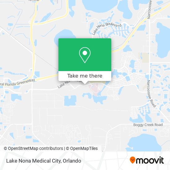 Mapa de Lake Nona Medical City