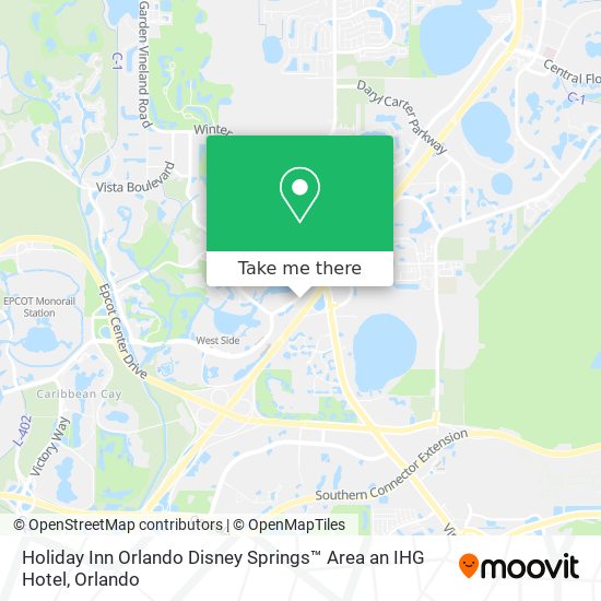 Holiday Inn Orlando Disney Springs™ Area an IHG Hotel map