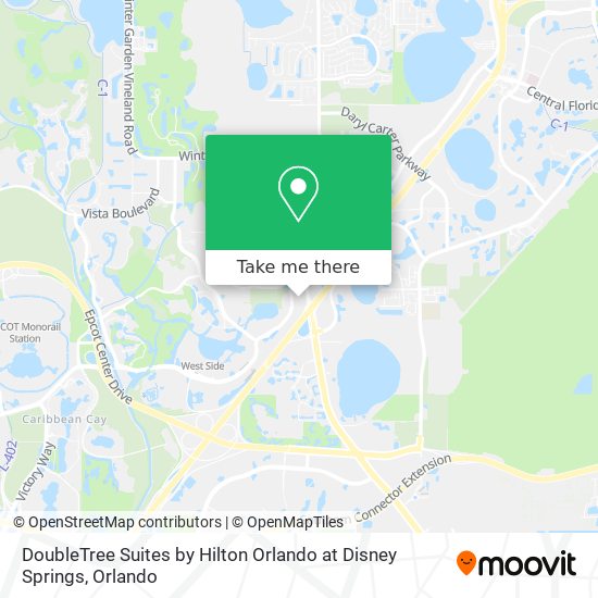 DoubleTree Suites by Hilton Orlando at Disney Springs map