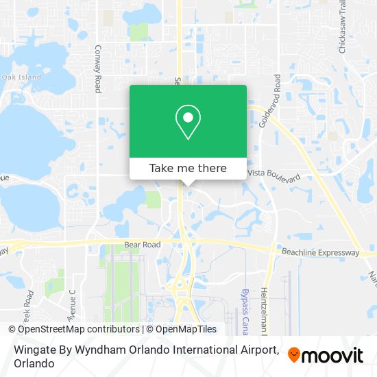 Wingate By Wyndham Orlando International Airport map
