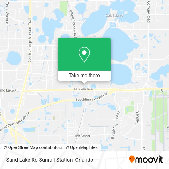 Mapa de Sand Lake Rd Sunrail Station