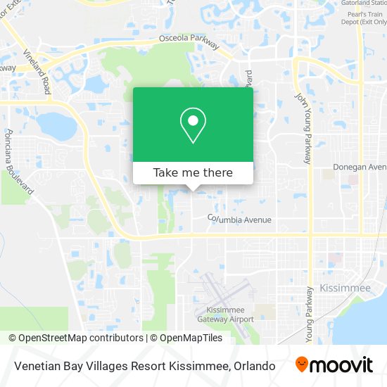 Mapa de Venetian Bay Villages Resort Kissimmee