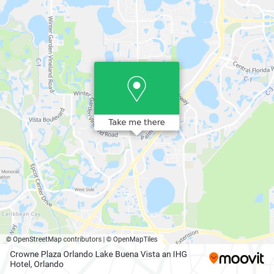 Crowne Plaza Orlando Lake Buena Vista an IHG Hotel map