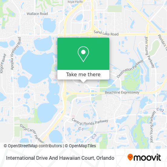 Mapa de International Drive And Hawaiian Court