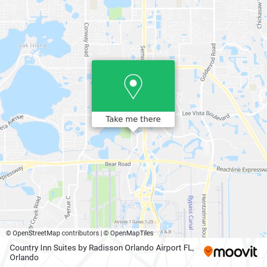 Country Inn Suites by Radisson Orlando Airport FL map
