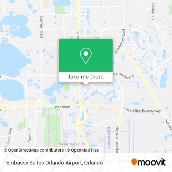 Mapa de Embassy Suites Orlando Airport