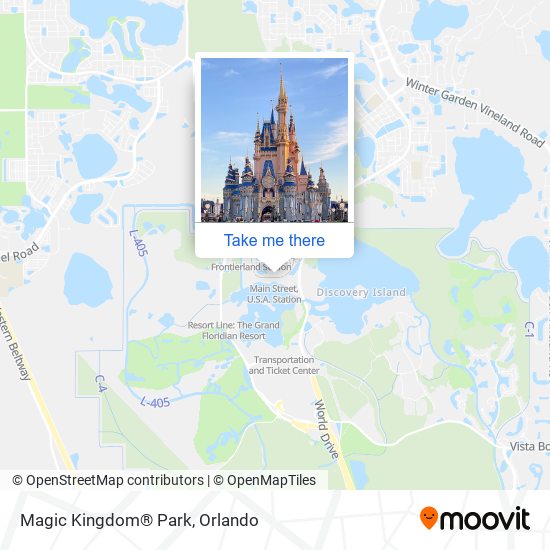 Mapa de Magic Kingdom® Park