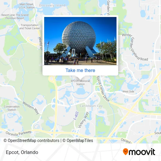 Mapa de Epcot