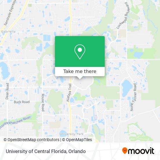 Mapa de University of Central Florida