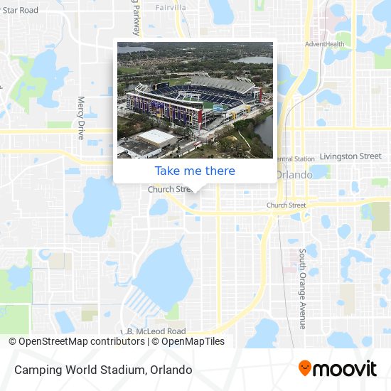 Camping World Stadium map