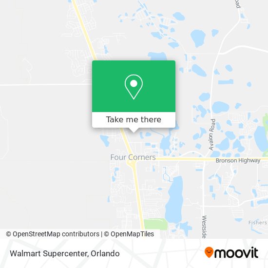 Walmart Supercenter map