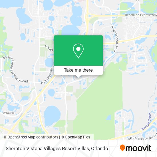 Sheraton Vistana Villages Resort Villas map