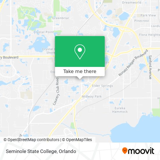 Mapa de Seminole State College