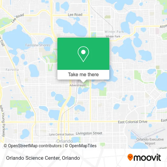 Orlando Science Center map