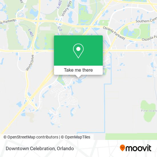Downtown Celebration map