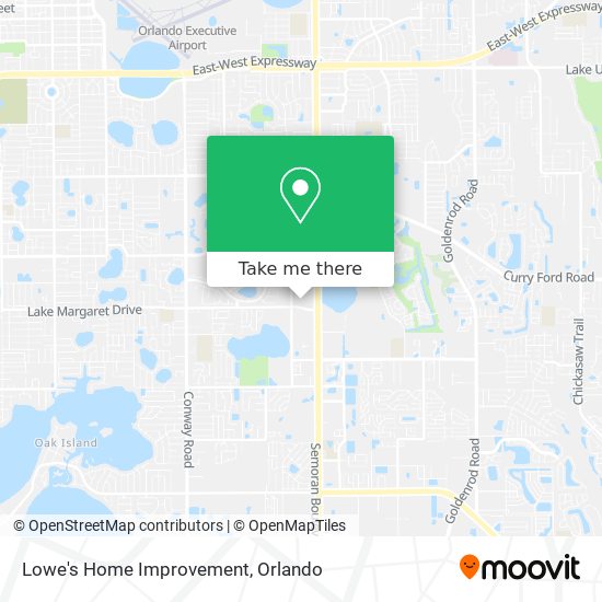 Lowe's Home Improvement map