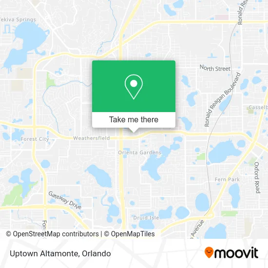 Uptown Altamonte map
