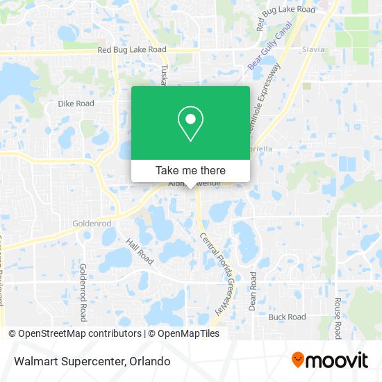 Walmart Supercenter map