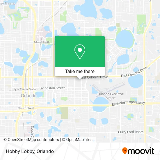 Mapa de Hobby Lobby