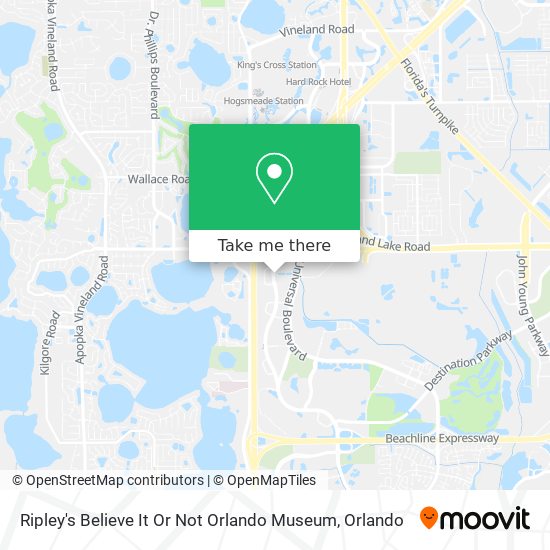 Mapa de Ripley's Believe It Or Not Orlando Museum