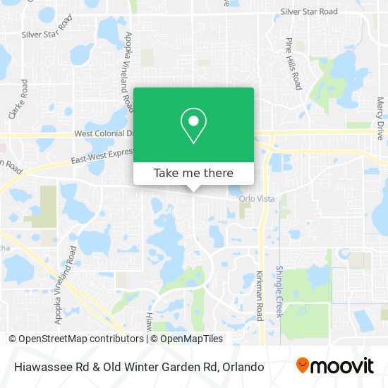 Hiawassee Rd & Old Winter Garden Rd map