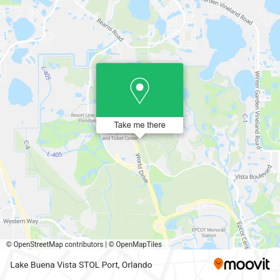 Mapa de Lake Buena Vista STOL Port