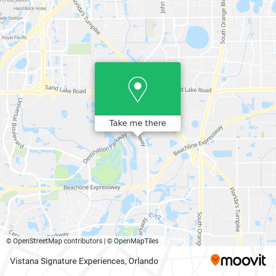 Vistana Signature Experiences map