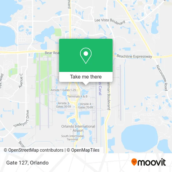 Gate 127 map