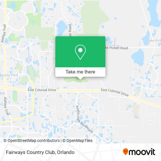 Mapa de Fairways Country Club