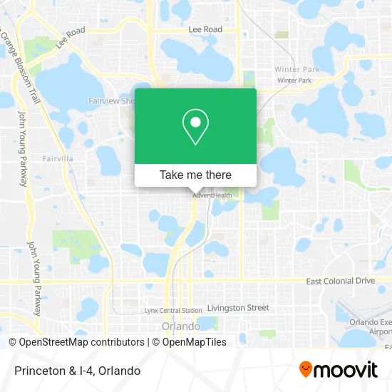 Princeton & I-4 map