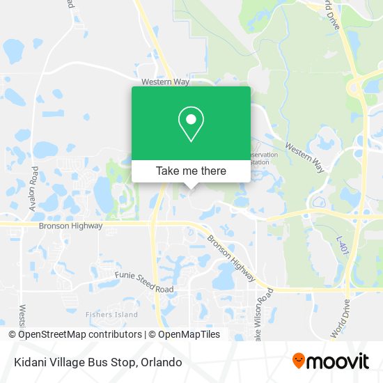 Mapa de Kidani Village Bus Stop