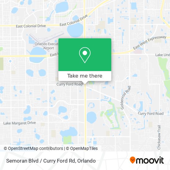 Mapa de Semoran Blvd / Curry Ford Rd