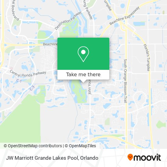 JW Marriott Grande Lakes Pool map