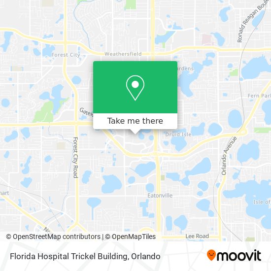 Mapa de Florida Hospital Trickel Building