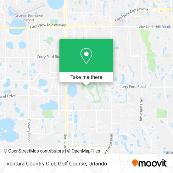 Mapa de Ventura Country Club Golf Course
