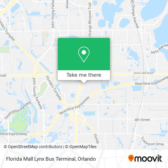 Florida Mall Lynx Bus Terminal map
