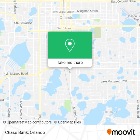 Mapa de Chase Bank
