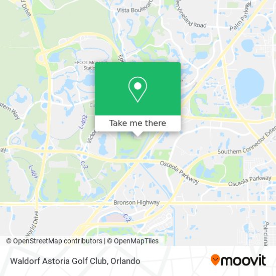 Waldorf Astoria Golf Club map