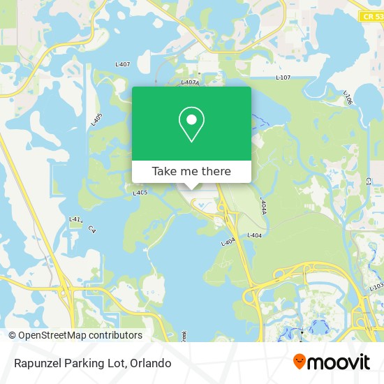 Rapunzel Parking Lot map