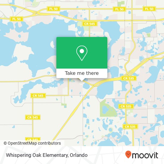 Whispering Oak Elementary map