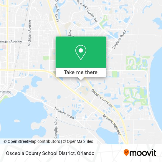 Osceola County School District map