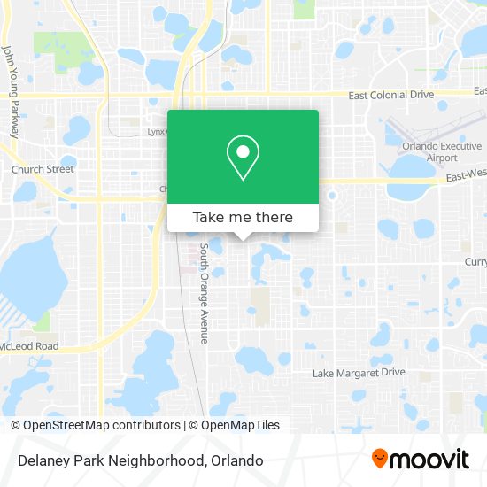 Delaney Park Neighborhood map