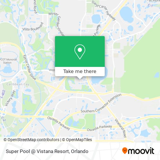 Super Pool @ Vistana Resort map