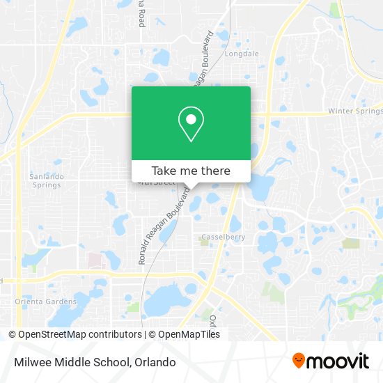 Milwee Middle School map