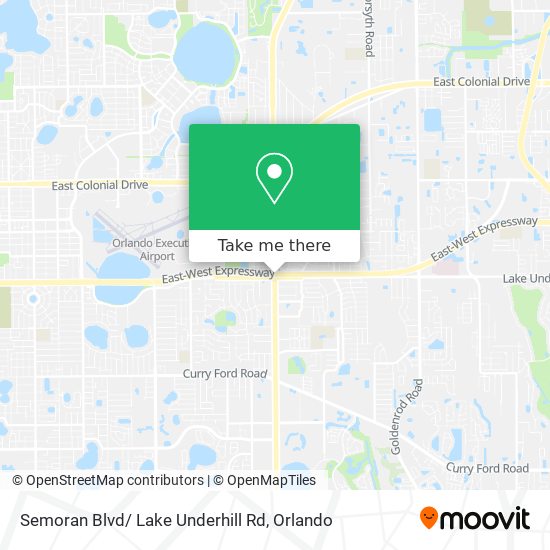 Semoran Blvd/ Lake Underhill Rd map