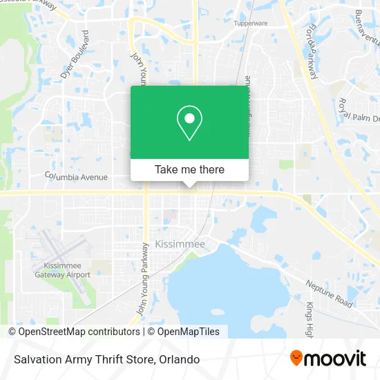 Mapa de Salvation Army Thrift Store